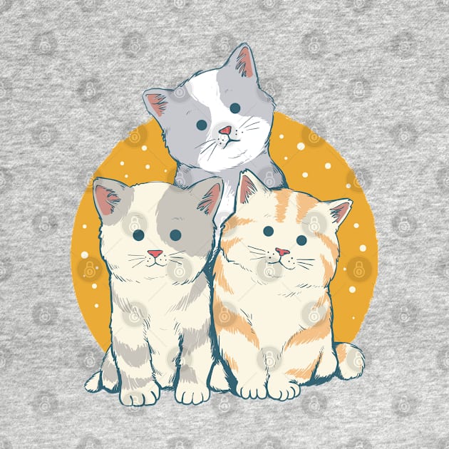 cat family by dreamiedesire